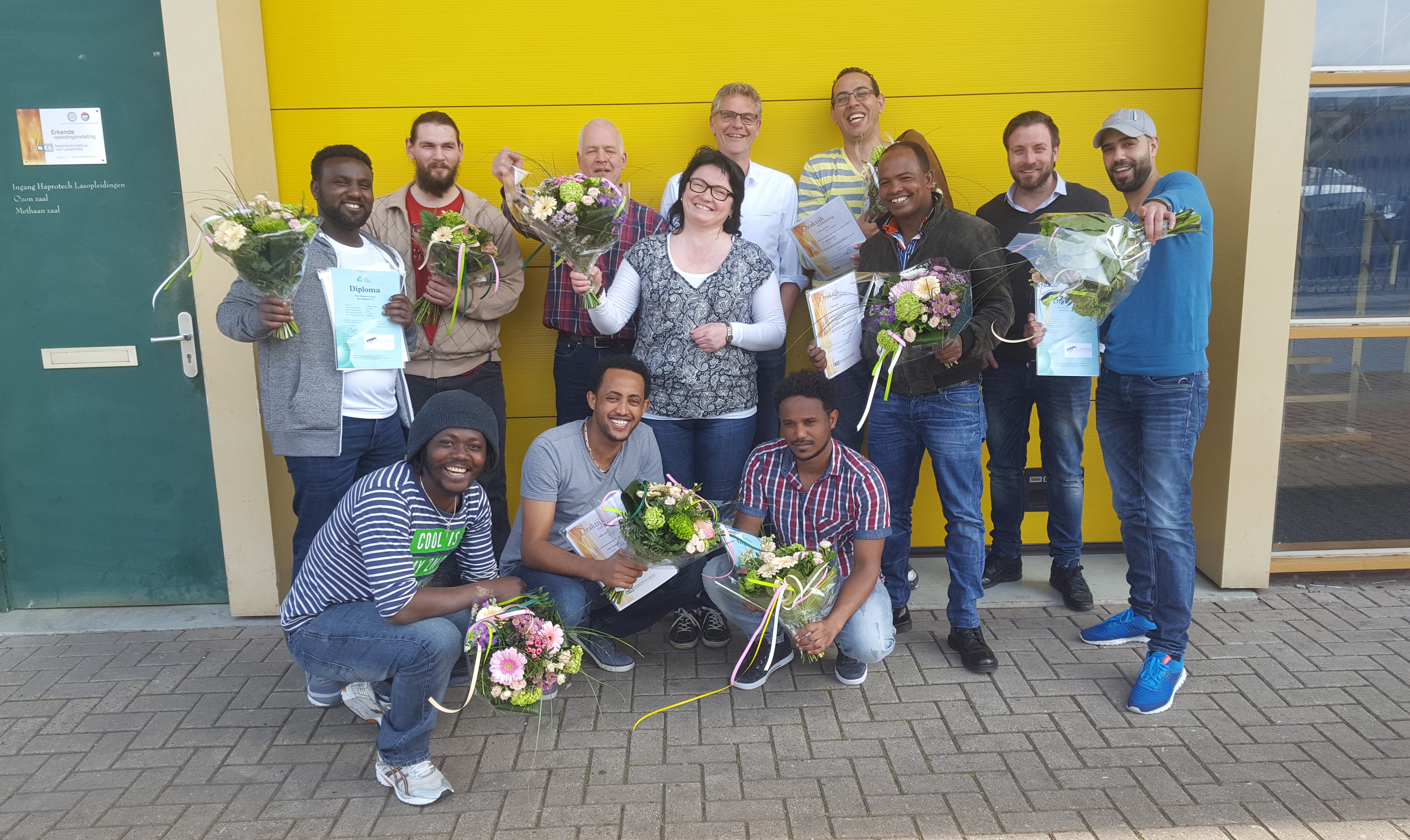 Haprotech feliciteert 2e groep Nieuwkomers